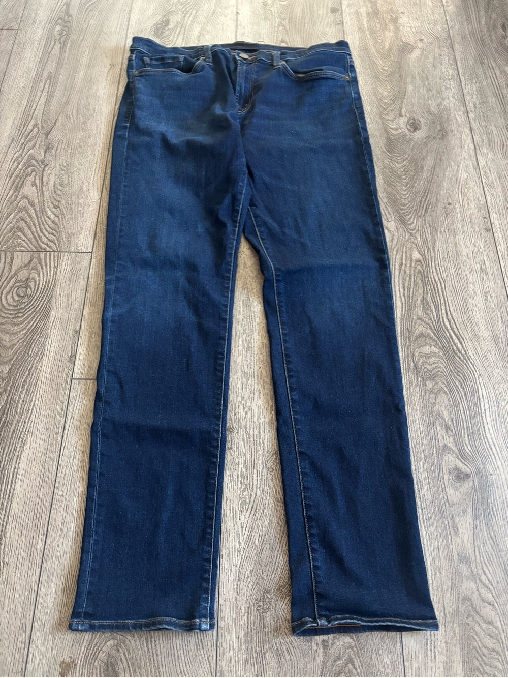 J Brand Dark Blue Straight Leg Jeans